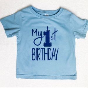 Baby Boy My First Birthday shirt